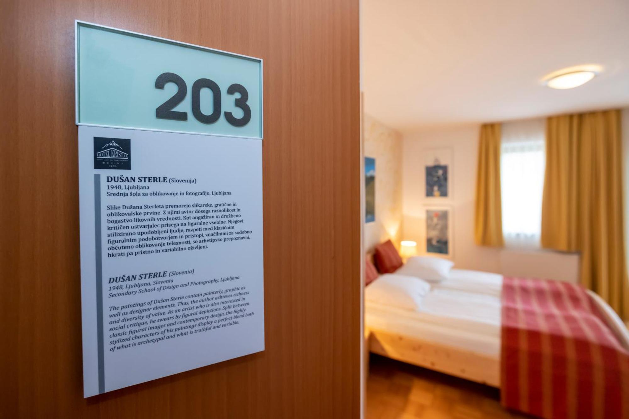 Art Hotel Kristal Бохинь Экстерьер фото